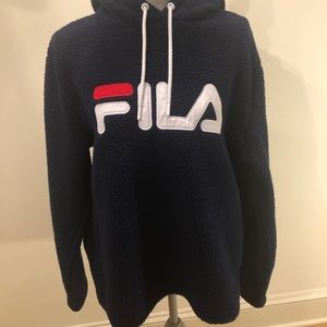 Fila Navy Fleece Hoodie